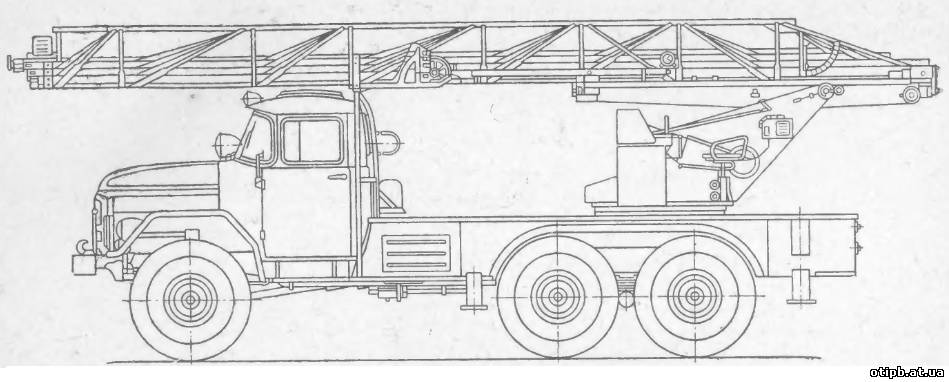 Зил пожарный схема